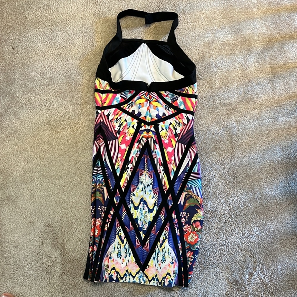 Perfect Condition Very Flattering Multicolored Dr… - image 2